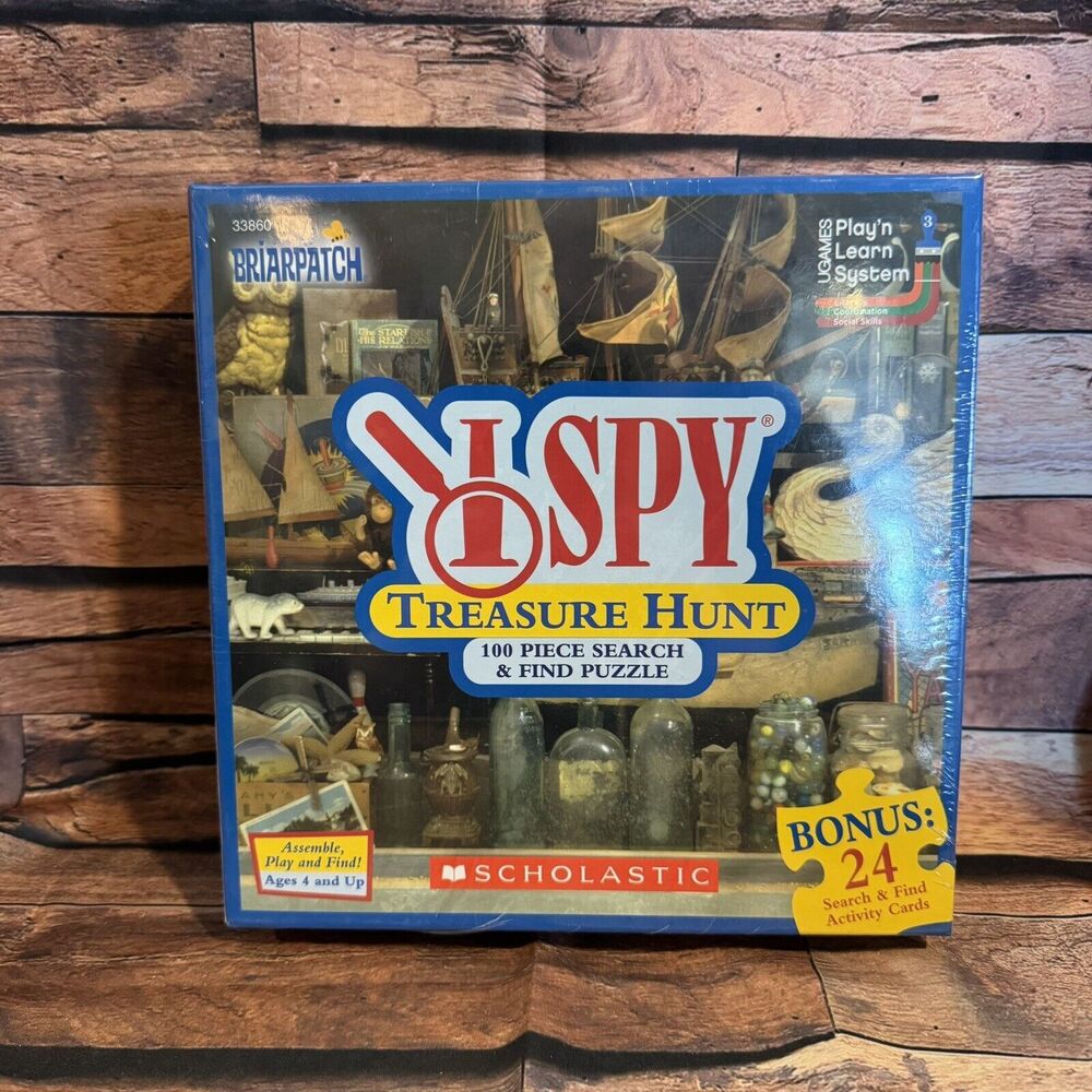 Briarpatch I SPY Treasure Hunt 100 Pc Search & Find Jigsaw Puzzle New NIP